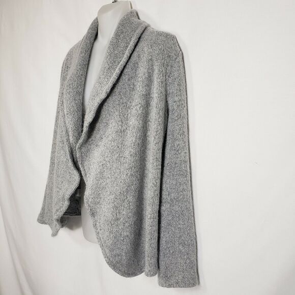 LOFT Outlet Womens Open Front Cardigan Knit Shawl Size Small Gray Sweater - Picture 4 of 8